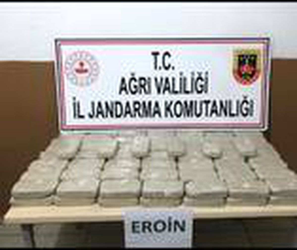 Ağrı\'da 53 kilogram uyuşturucu madde ele geçirildi