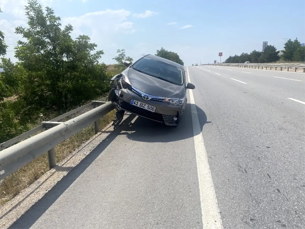 Bursa karayolunda ilginç kaza