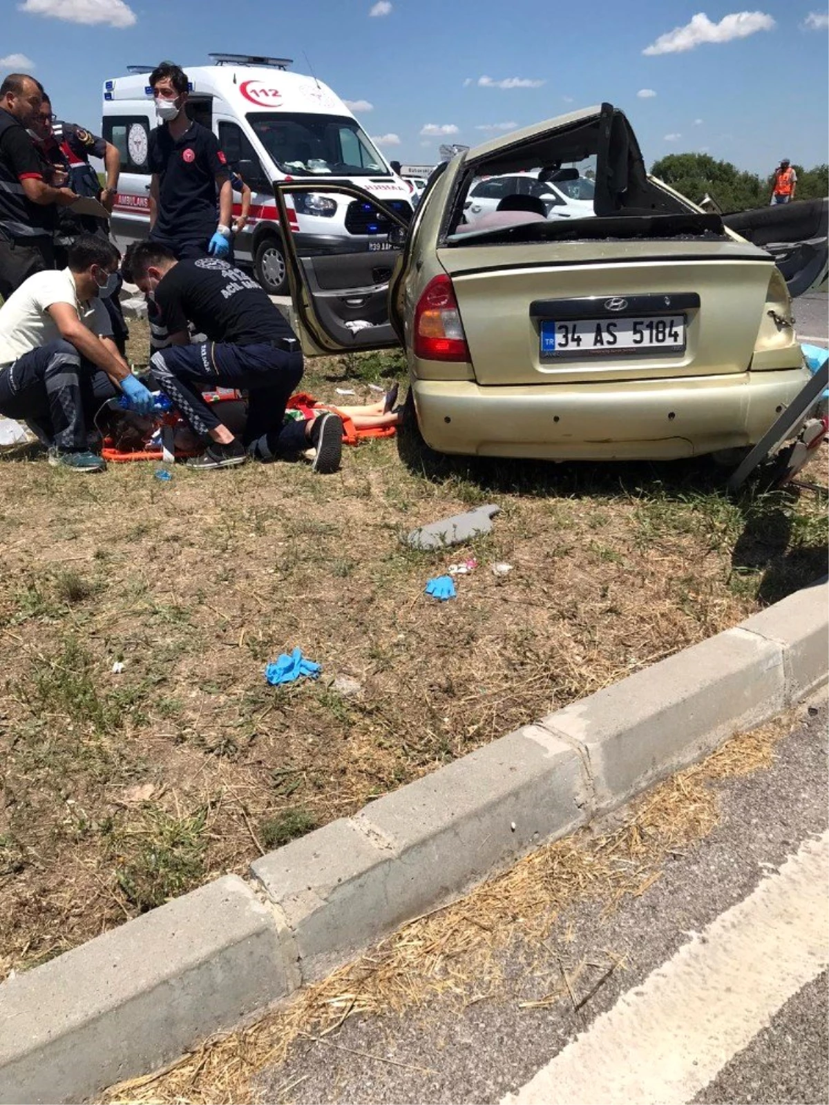 Kirklareli\'de feci kaza: 2 ölü, 5 yaralı