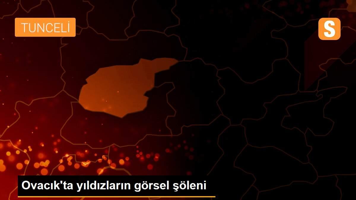 Son dakika haberleri: Ovacık\'ta yıldızların görsel şöleni