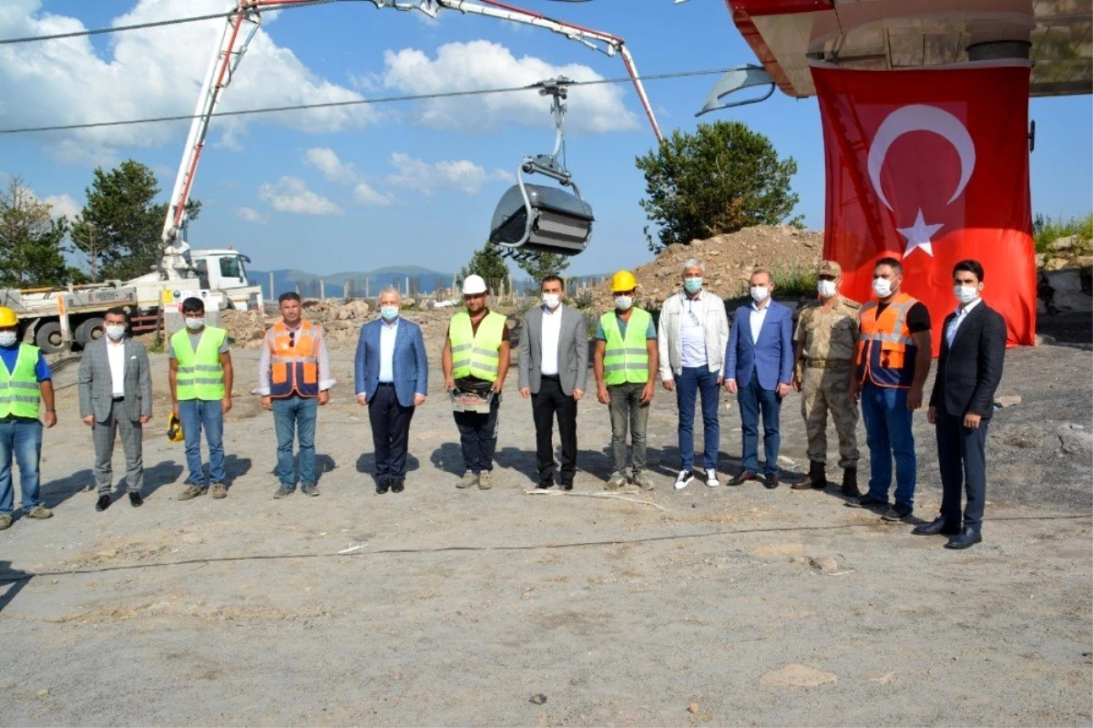 Sarıkamış Kayak Merkezine yeni açılacak olan cafenin temel atma töreni gerçekleşti