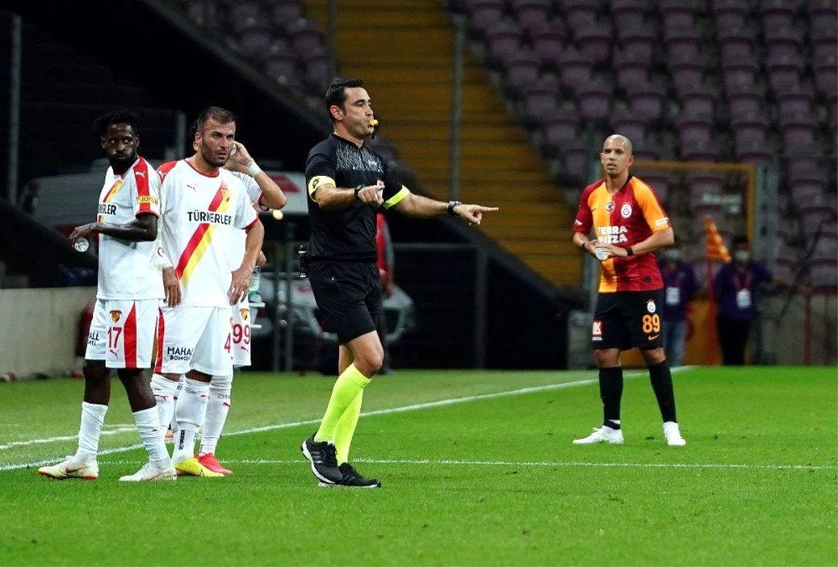 Süper Lig: Galatasaray: 0 Göztepe: 0 (İlk yarı)