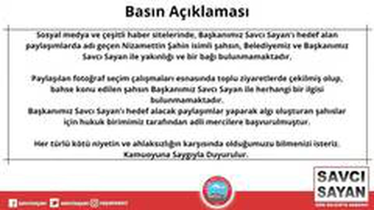Ağrı Belediyesi\'nden basın açıklaması