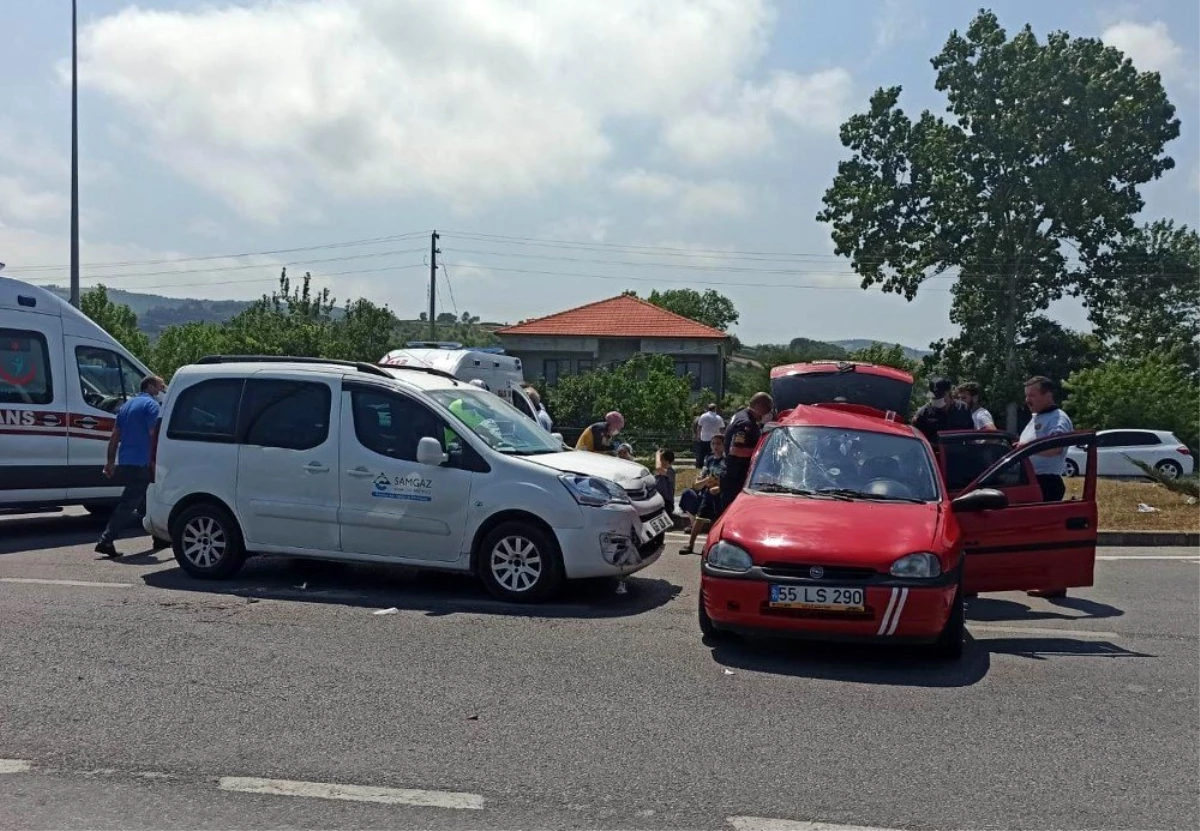 Samsun\'da trafik kazası: 8 yaralı