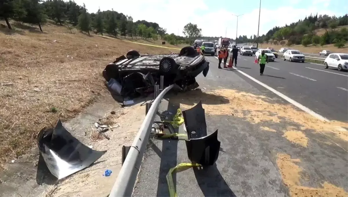 TEM otoyolunda kaza: 1 ölü, 3 yaralı