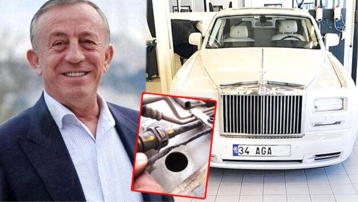 Ali Ağaoğlu\'na fare şoku! Milyon euro\'luk Rolls Royce Phantom büyük zarar gördü...