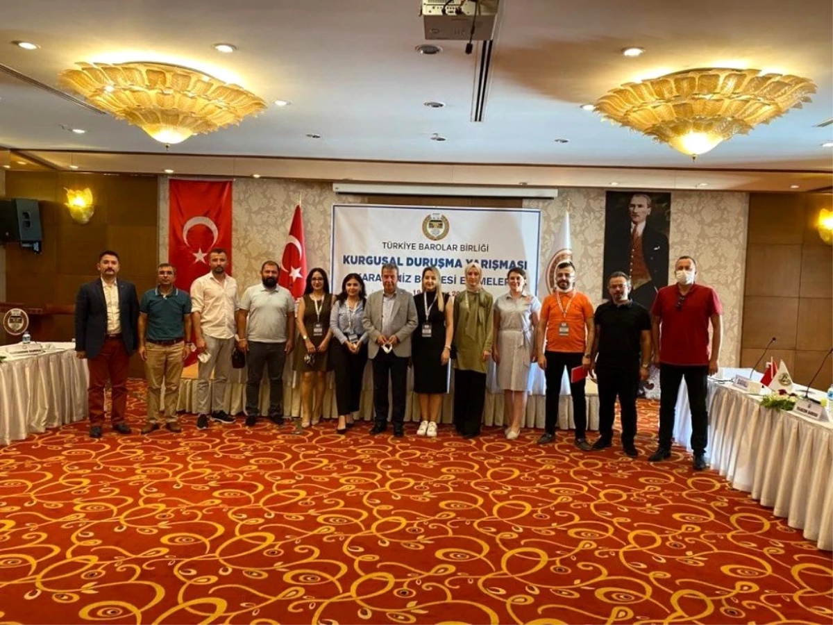 Son dakika haberleri! Amasya Barosu, Kurgusal Duruşma Yarışmasında birinci oldu