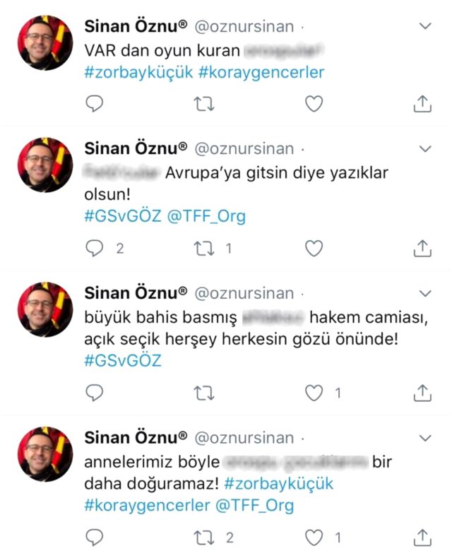 Galatasaray hakkında küfürlü tweetler atan Göztepe yöneticisi Sinan Öznur istifa etti