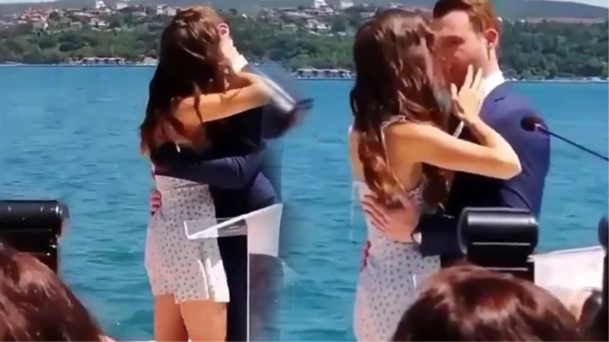 Hande Erçel\'in Kerem Bursin ile uzun öpüşme sahnesi kafaları karıştırdı