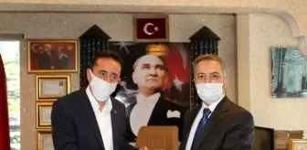 İl Müftüsü Yıldırım, İl Kültür ve Turizm Müdürü Almaz'ı ziyaret etti