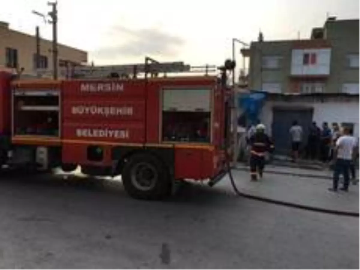 İş yerindeki yangın korkuttu