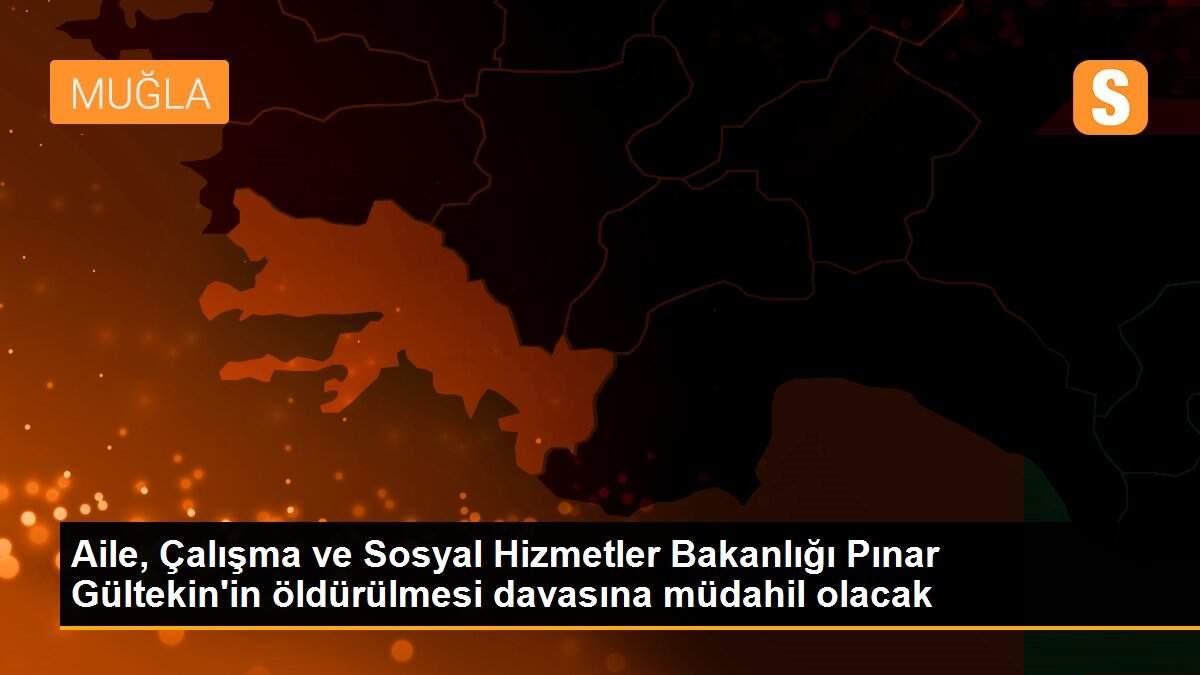 Aile, Çalışma ve Sosyal Hizmetler Bakanlığı Pınar Gültekin\'in öldürülmesi davasına müdahil olacak