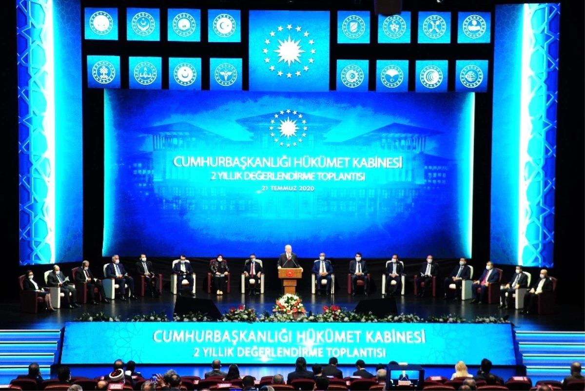 Cumhurbaşkanı Erdoğan Cumhurbaşkanlığı Hükümet Sistemi 2 Yıllık Değerlendirme Toplantısında konuştu
