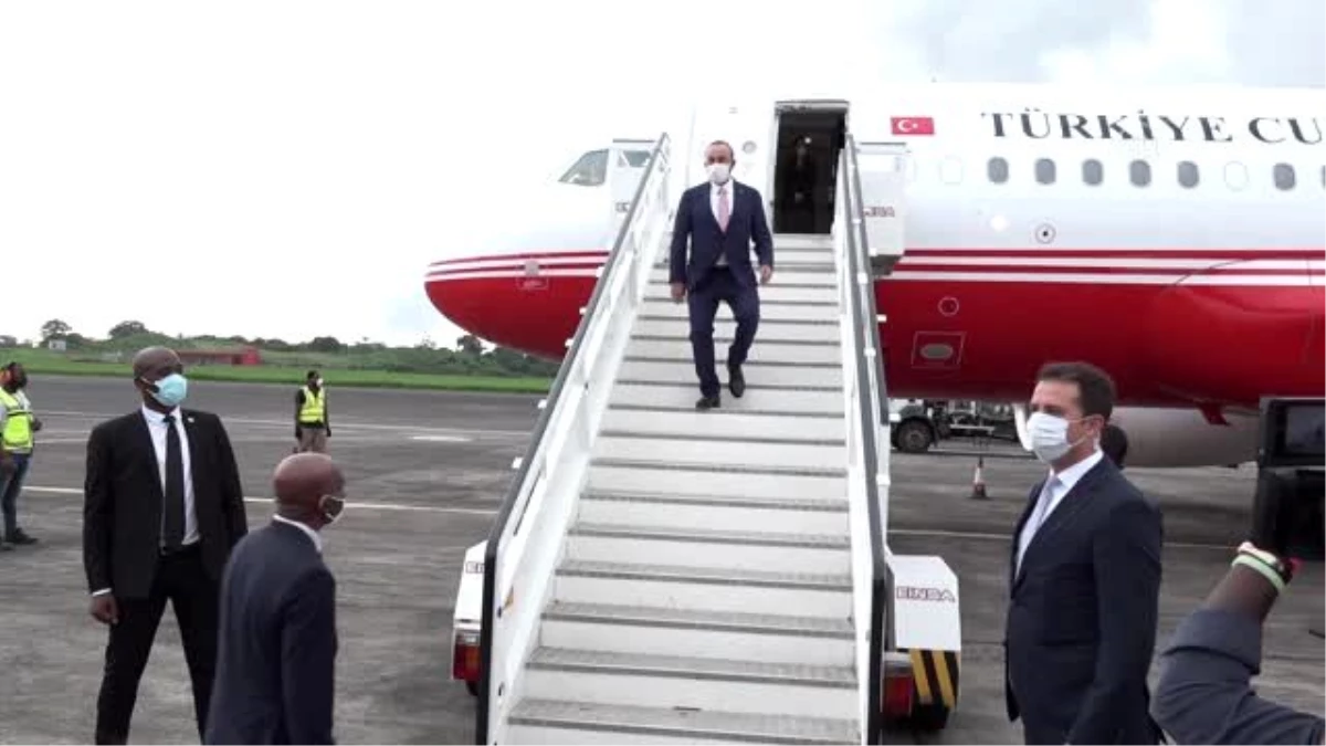 Son dakika güncel: Dışişleri Bakanı Çavuşoğlu, Ekvator Ginesi\'nde