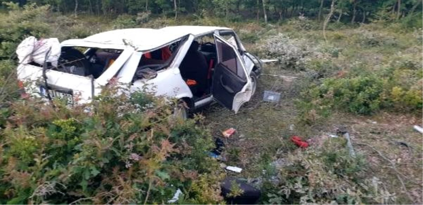 Takla atan otomobilin sürücüsü öldü