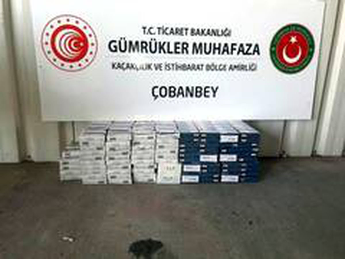 770 paket kaçak sigara ele geçirildi