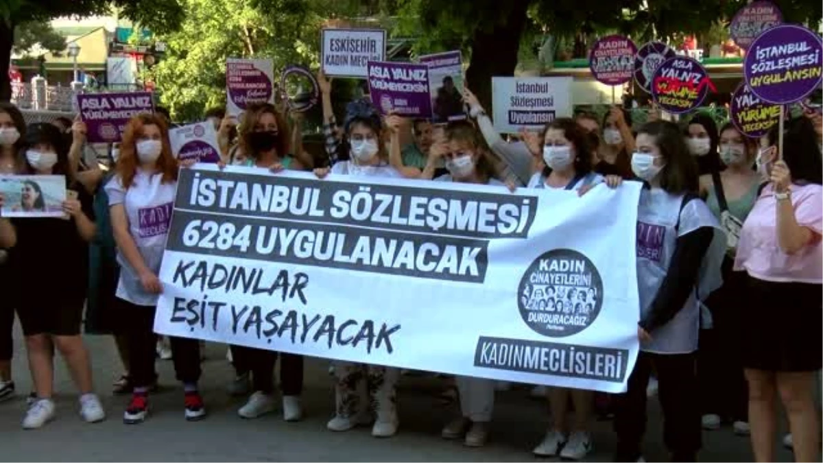 Eskişehir\'de \'kadın cinayetleri\' protestosu