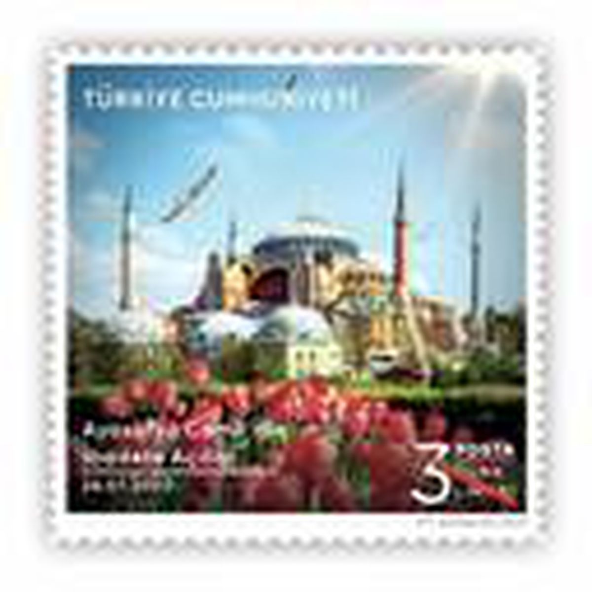 PTT\'den Ayasofya Camii\'ne özel pul
