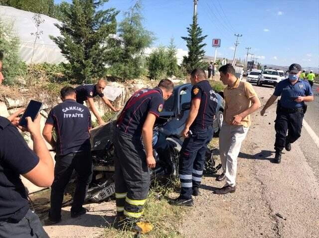 Sinop Valisi Karaömeroğlu, trafik kazası geçirdi