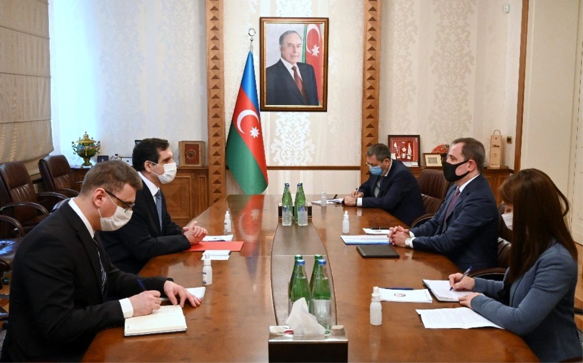 Azerbaycan Dışişleri Bakanı Bayramov, Türkiye\'nin Bakü Büyükelçisi Özoral ile görüştü