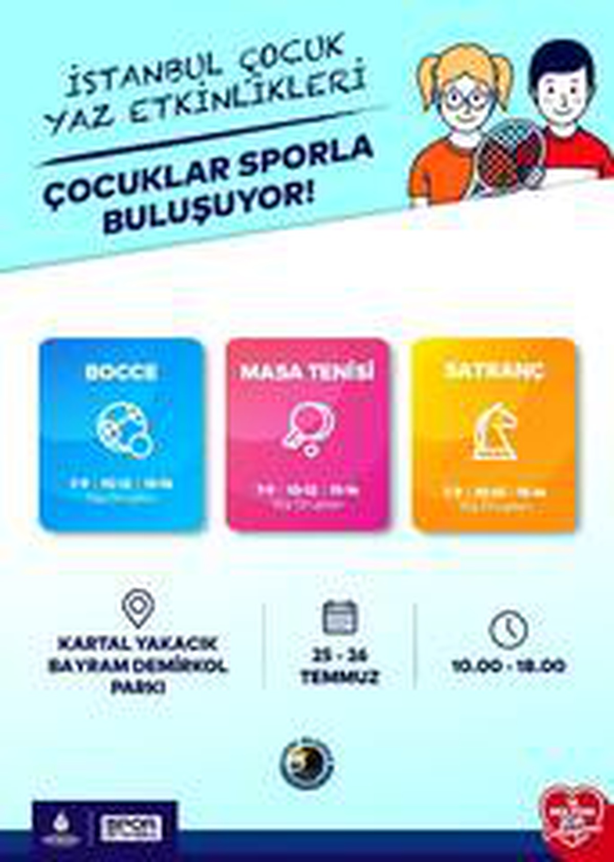 Kartallı çocuklar sporla buluşuyor