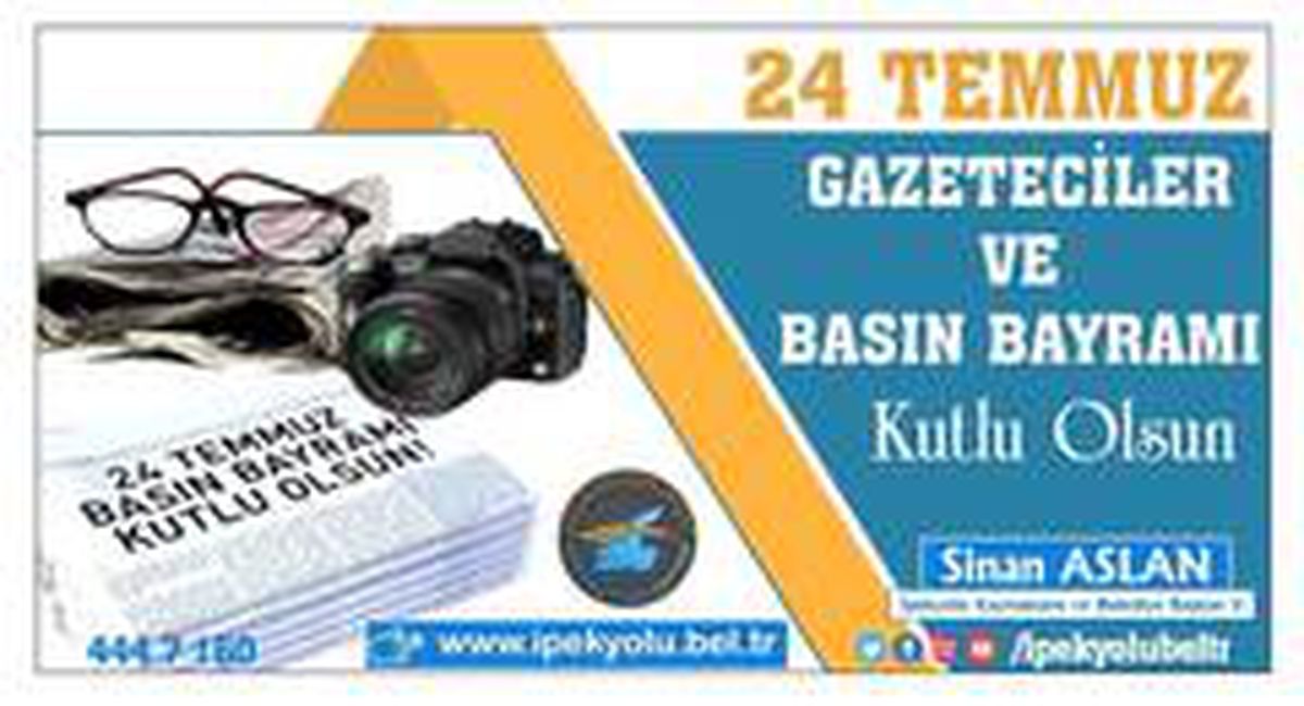 Kaymakam Sinan Aslan\'dan Gazeteciler ve Basın Bayramı mesajı