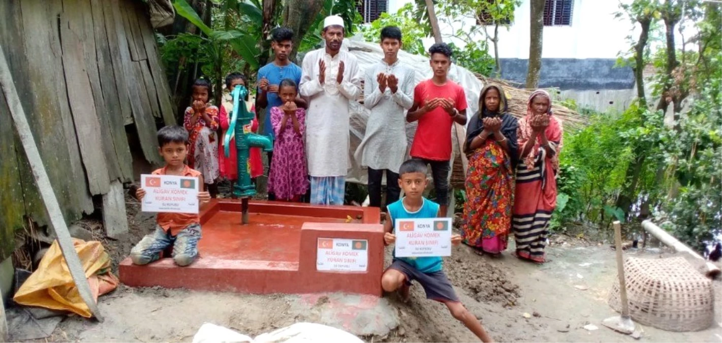 KOMEK kursiyerlerinden Bangladeş\'e su kuyusu