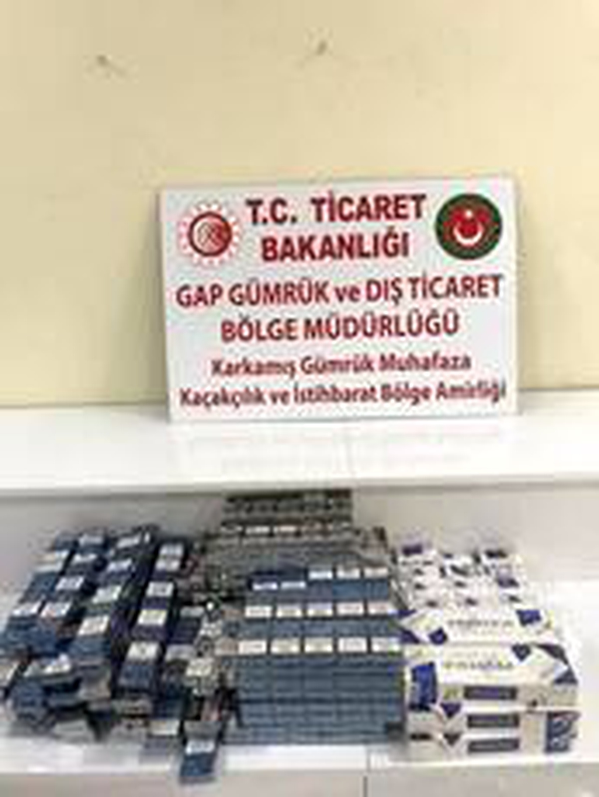 Sınır kapısında 770 paket kaçak sigara ele geçirildi