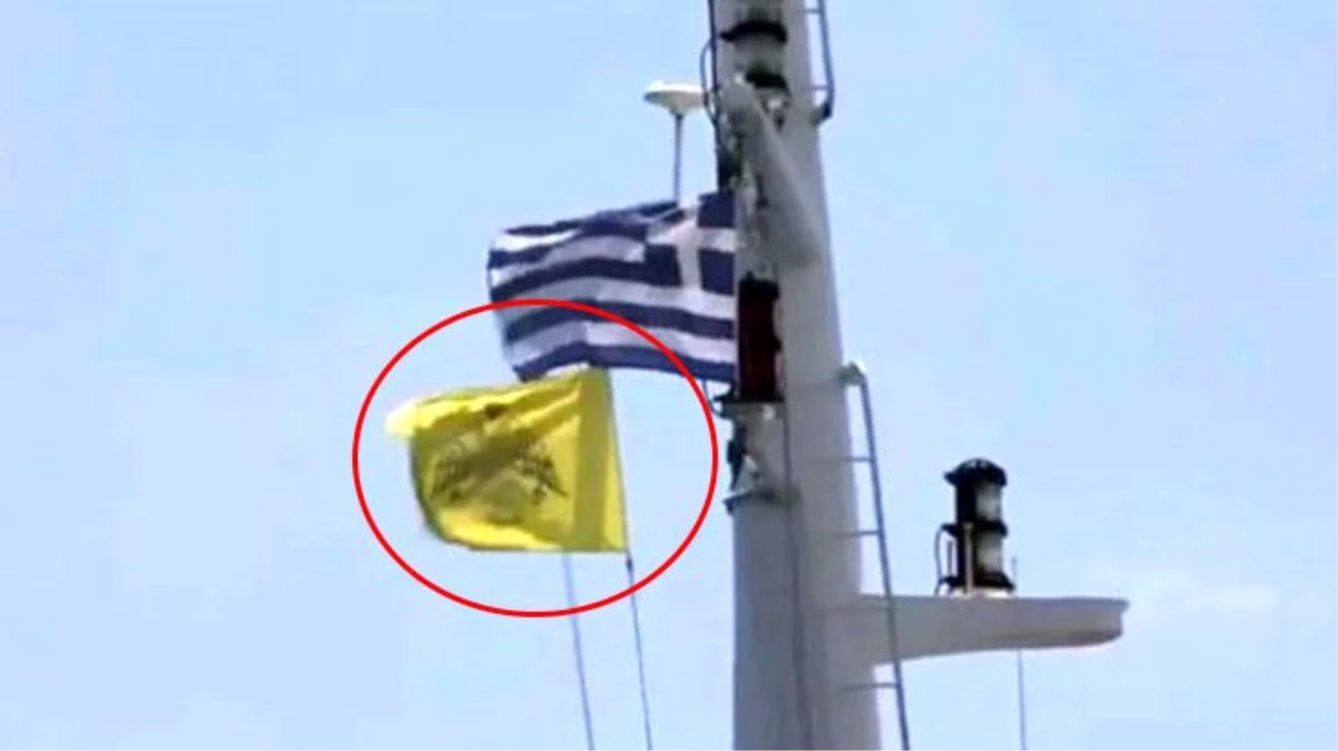 Türkiye\'nin sondaj hamlesi sonrası ABD\'den küstah tahrik! Bizans bayrağını göndere çektiler