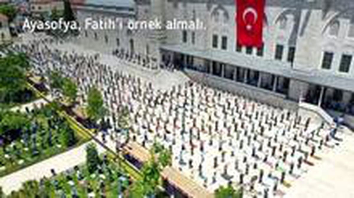 Bakan Koca\'dan Ayasofya\'daki cuma namazı öncesi uyarı: "Tedbirli cumaları örnek alalım"
