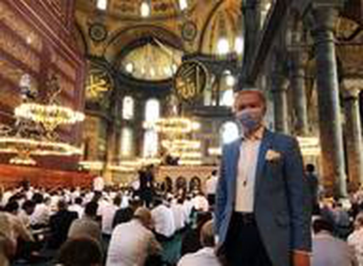 Son dakika haber | Başkan Aydıner, Ayasofya Camii\'nde