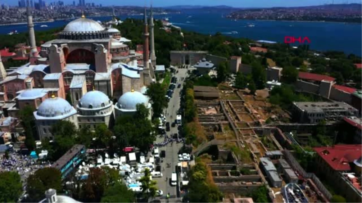 CUMHURBAŞKANI ERDOĞAN AYASOFYA CAMİ\'NDE