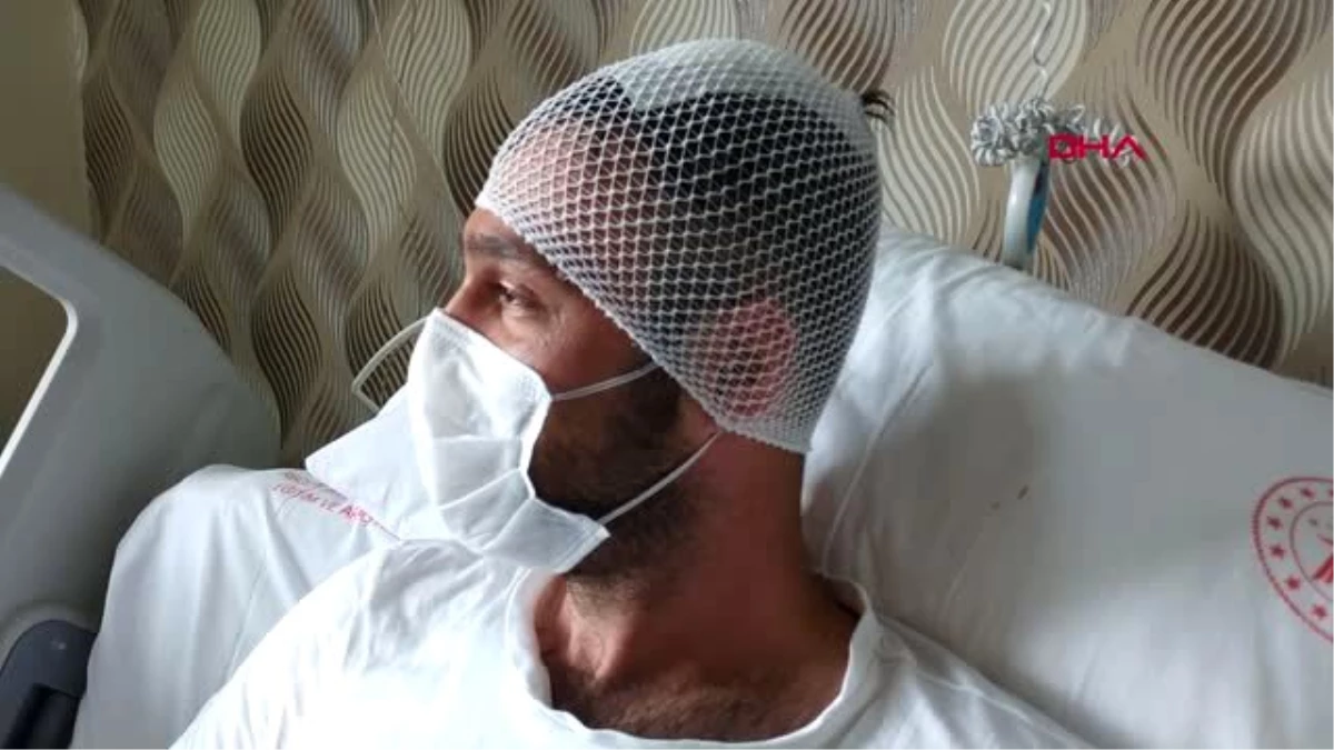 RİZE Başına yorgun mermi isabet eden tekniker: Hayatım 2 milimetreyle kurtuldu