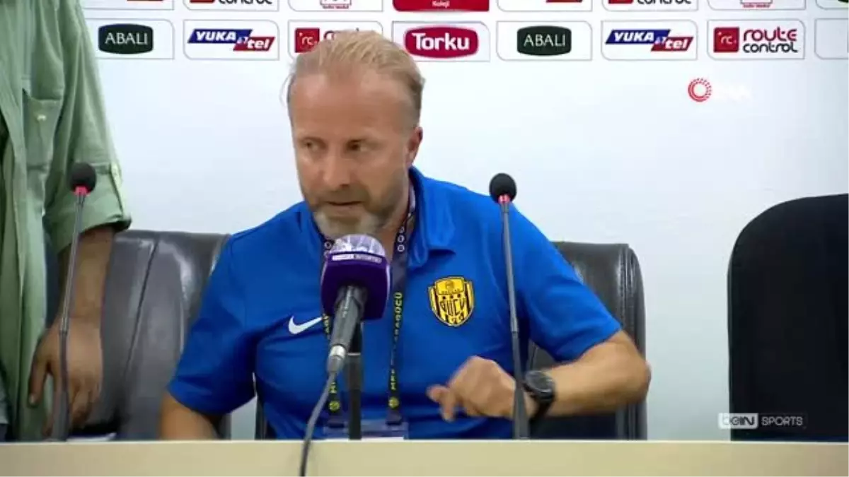 MKE Ankaragücü Antrenörü Ümit Şahin\'in açıklamaları