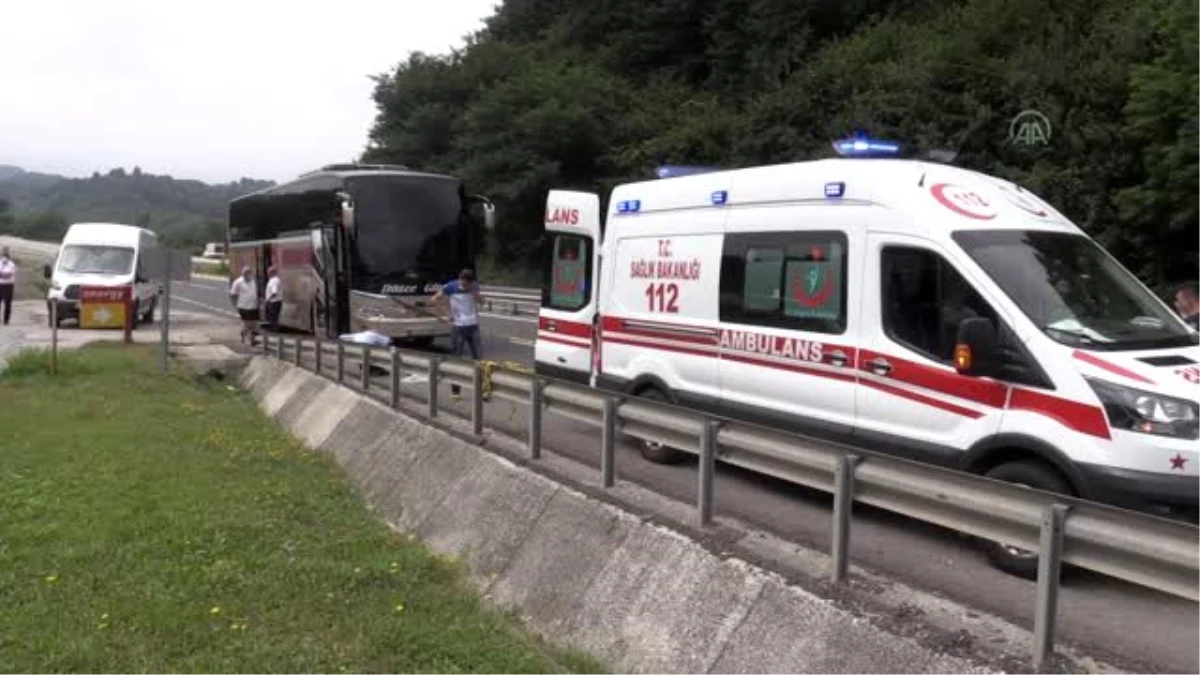 Yolcu otobüsünün çarptığı kadın öldü