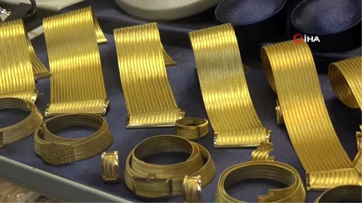 Altının gramının 425 TL\'ye yükselmesi Trabzon hasır bileziğinin üretimini durma noktasına getirdi