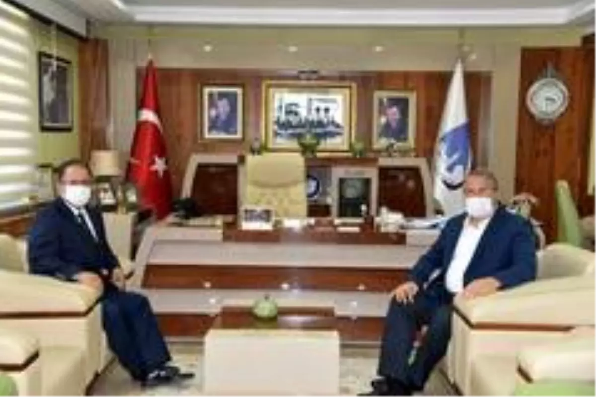 Başkan Çerçi Emniyet Müdürü Uslusoy\'u ağırladı