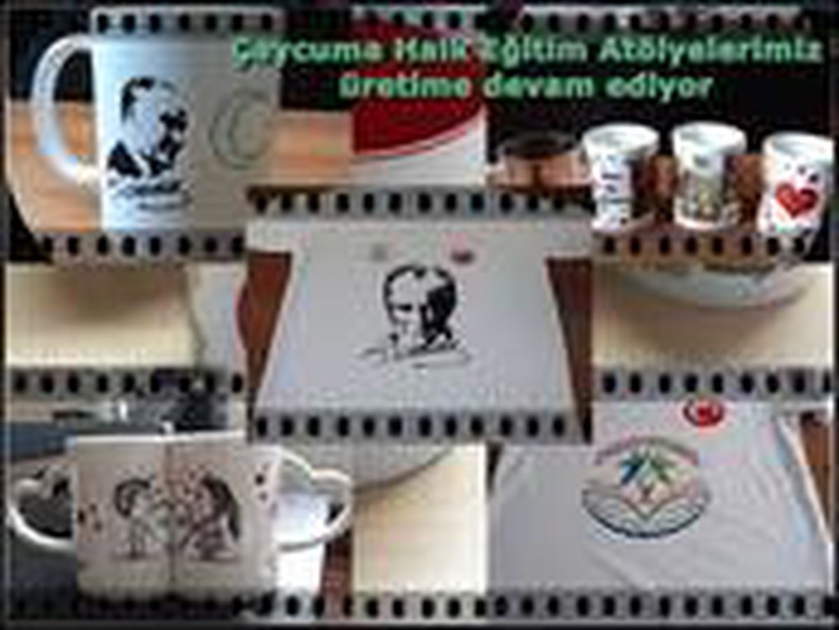 Halk Eğitim Merkezi üretime devam ediyor