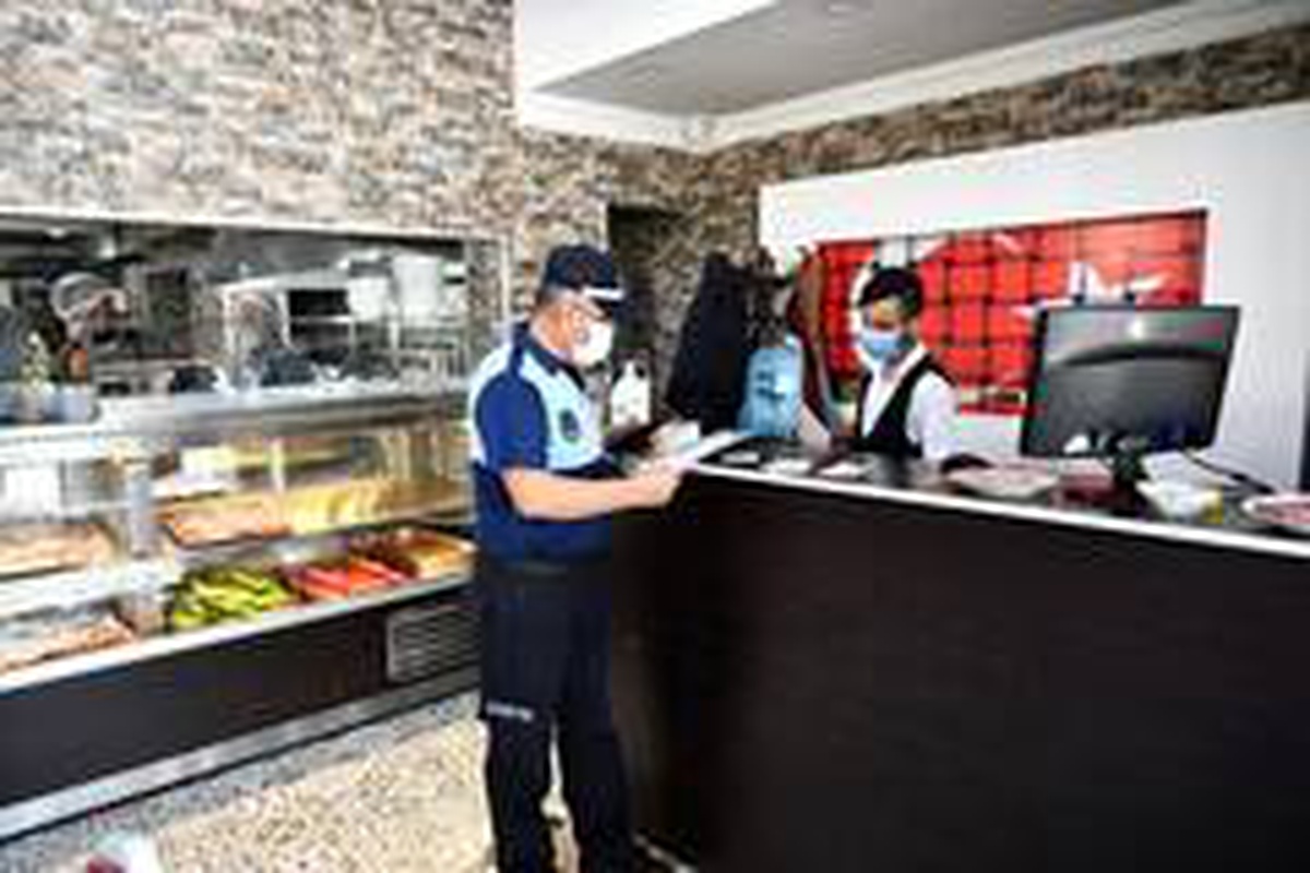 Mamak\'ta iş yerlerine yönelik korona virüs denetimi