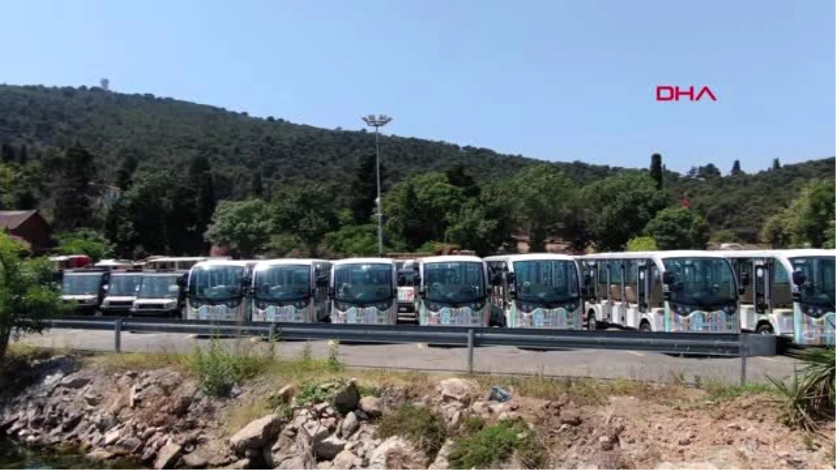 BÜYÜKADA\'DA ELEKTRİKLİ ARAÇLARIN TEST SÜRÜŞÜ YAPILDI - 2