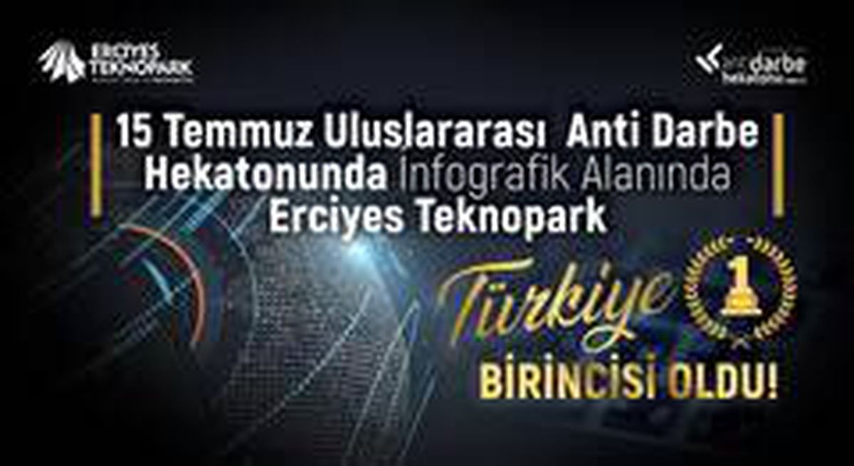 Erciyes Teknopark Türkiye Birincisi Oldu