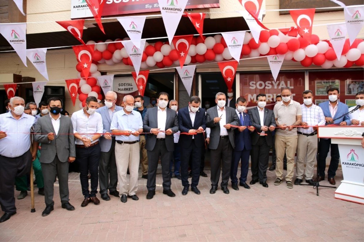 Son dakika haber! Karaköprü\'de sosyal market açıldı