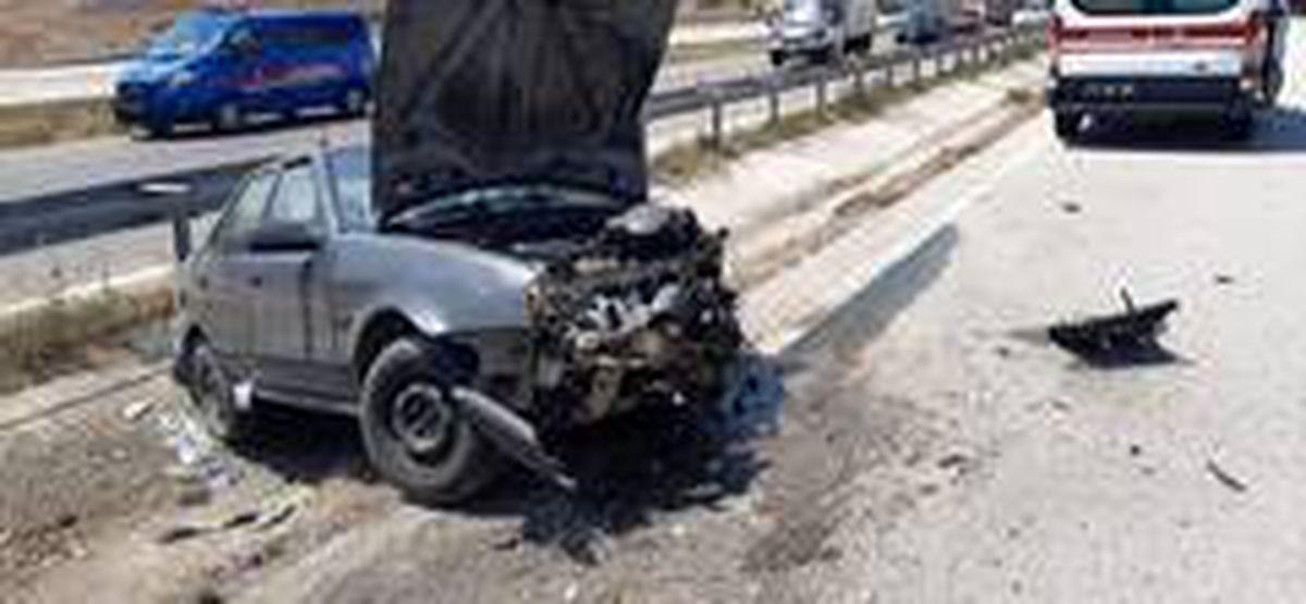 Kırıkkale\'de trafik kazası, 4 yaralı