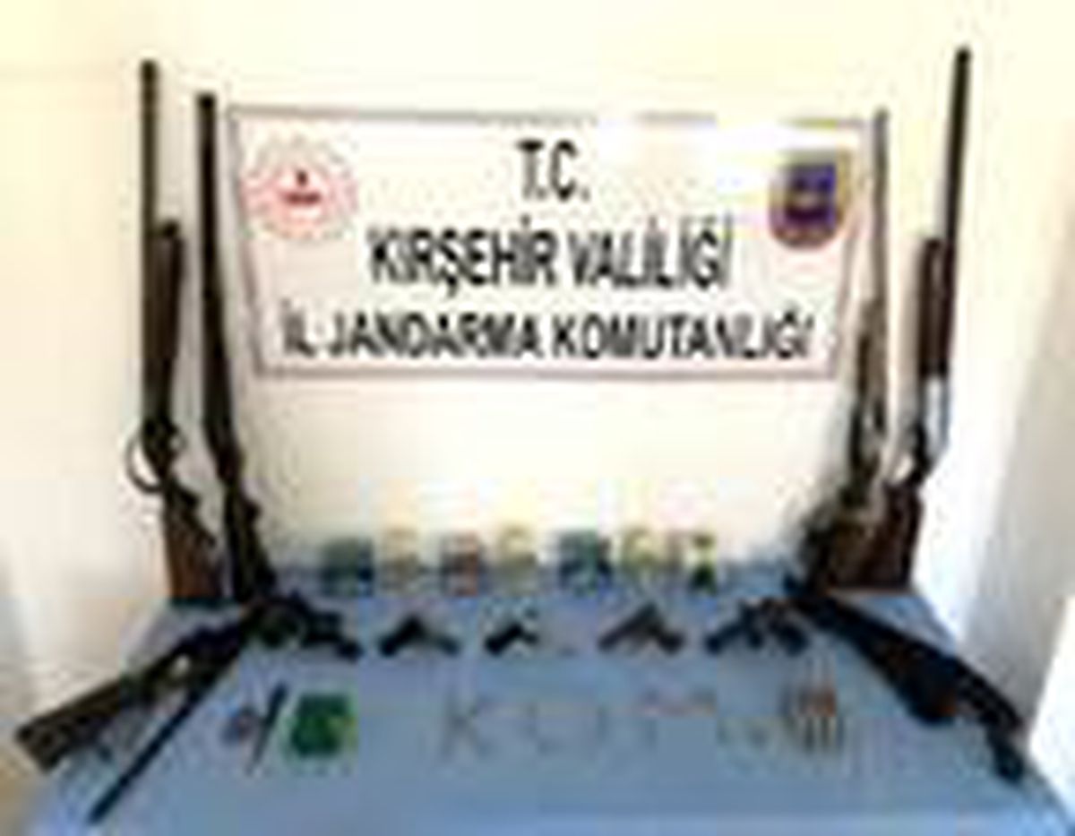 Kırşehir\'de silah ticaretine 6 gözaltı