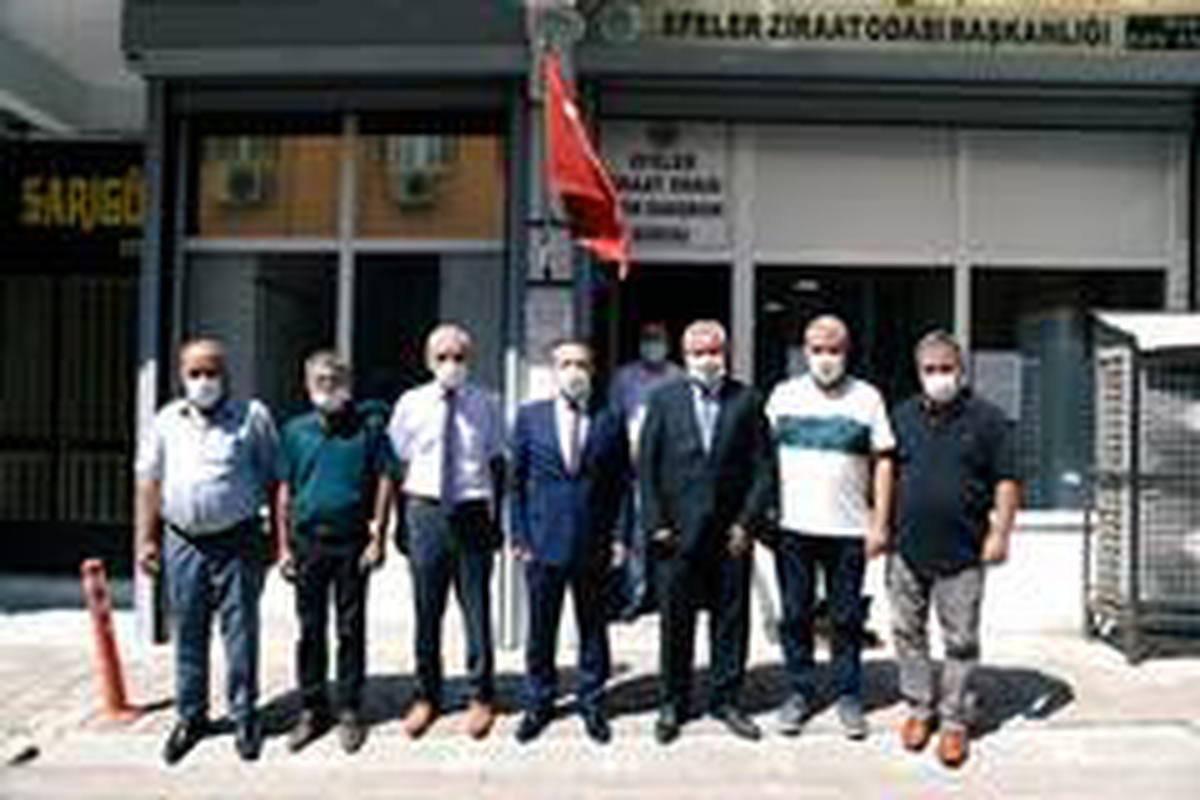 Vali Aksoy, Efeler Ziraat Odası\'nı ziyaret etti