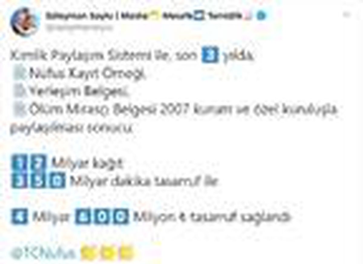 Bakan Soylu: KPS ile 4 milyar 600 milyon TL tasarruf sağlandı