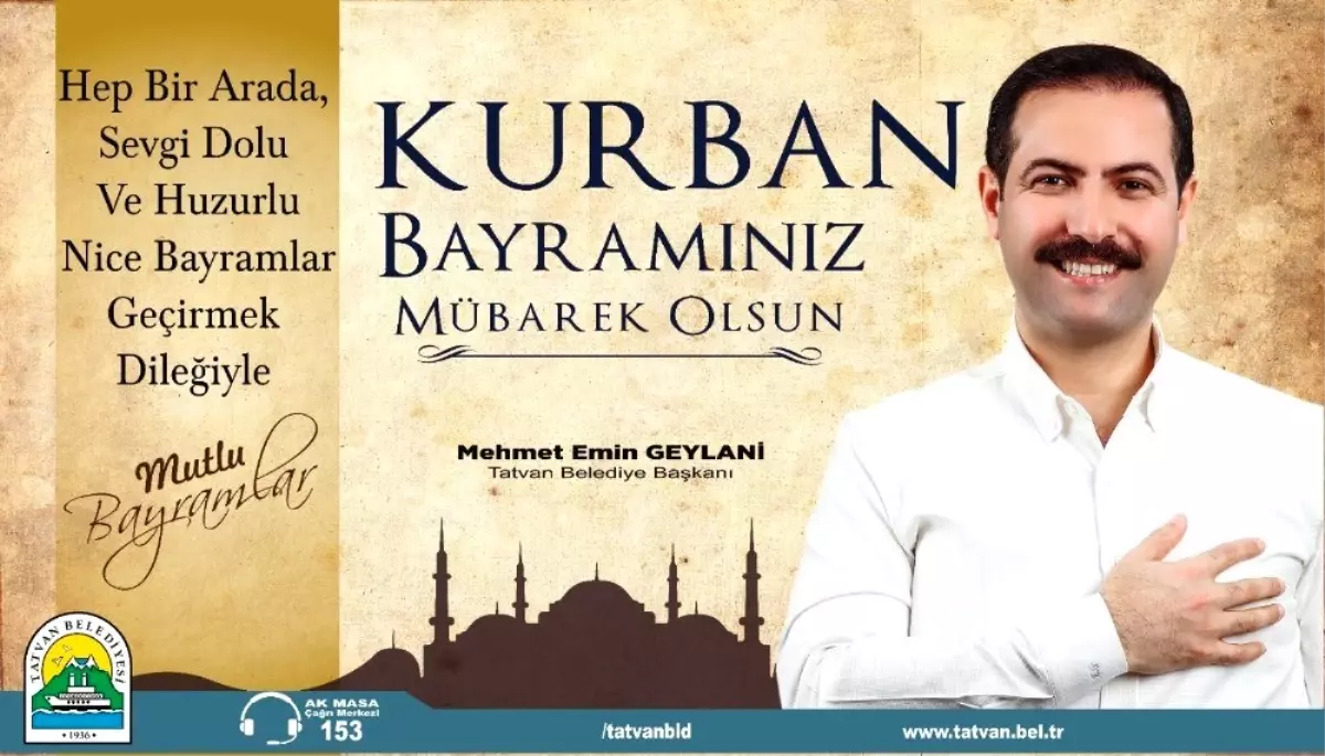 Başkan Geylani\'den Kurban Bayramı mesajı