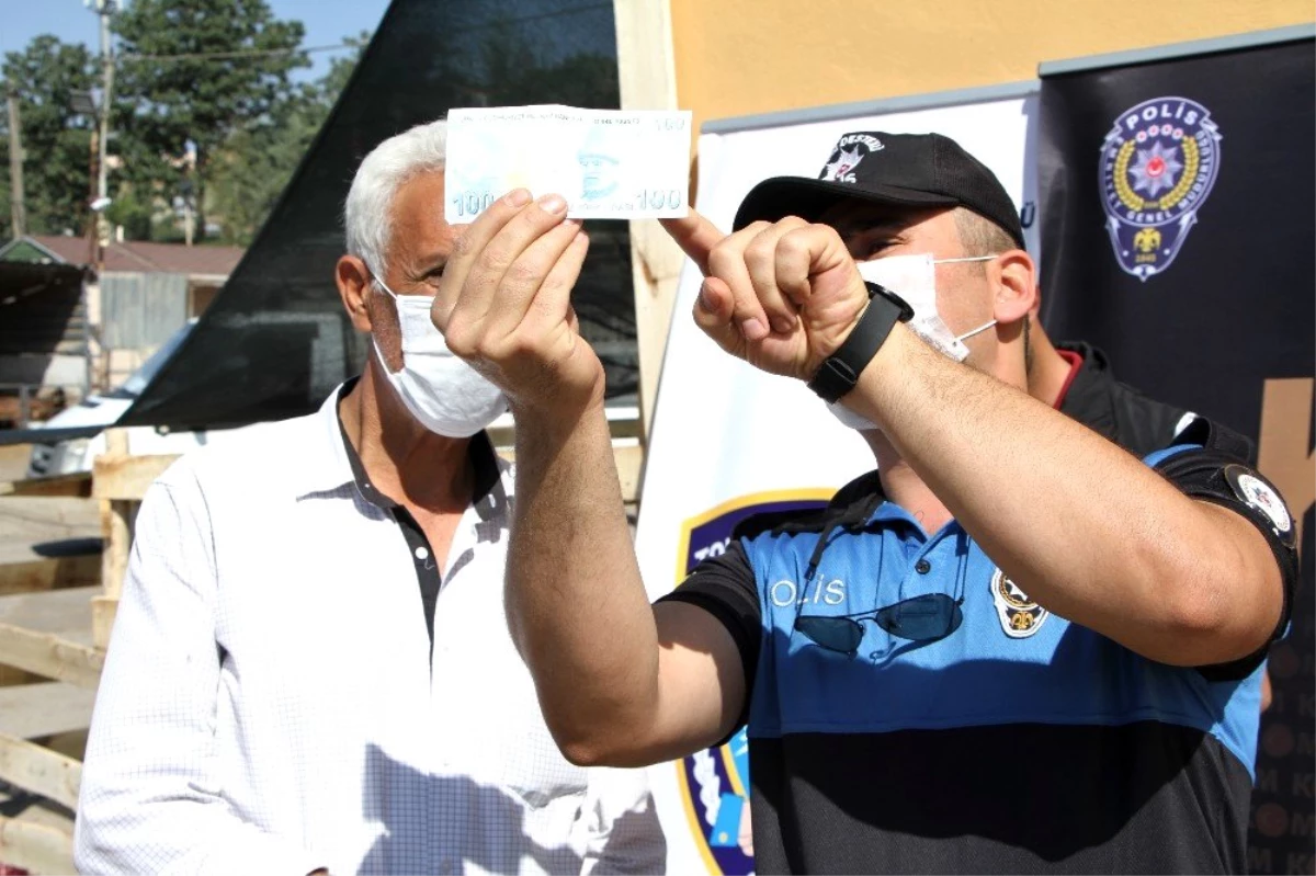 Elazığ\'da polis, kurban pazarında sahte para uyarısı yaptı