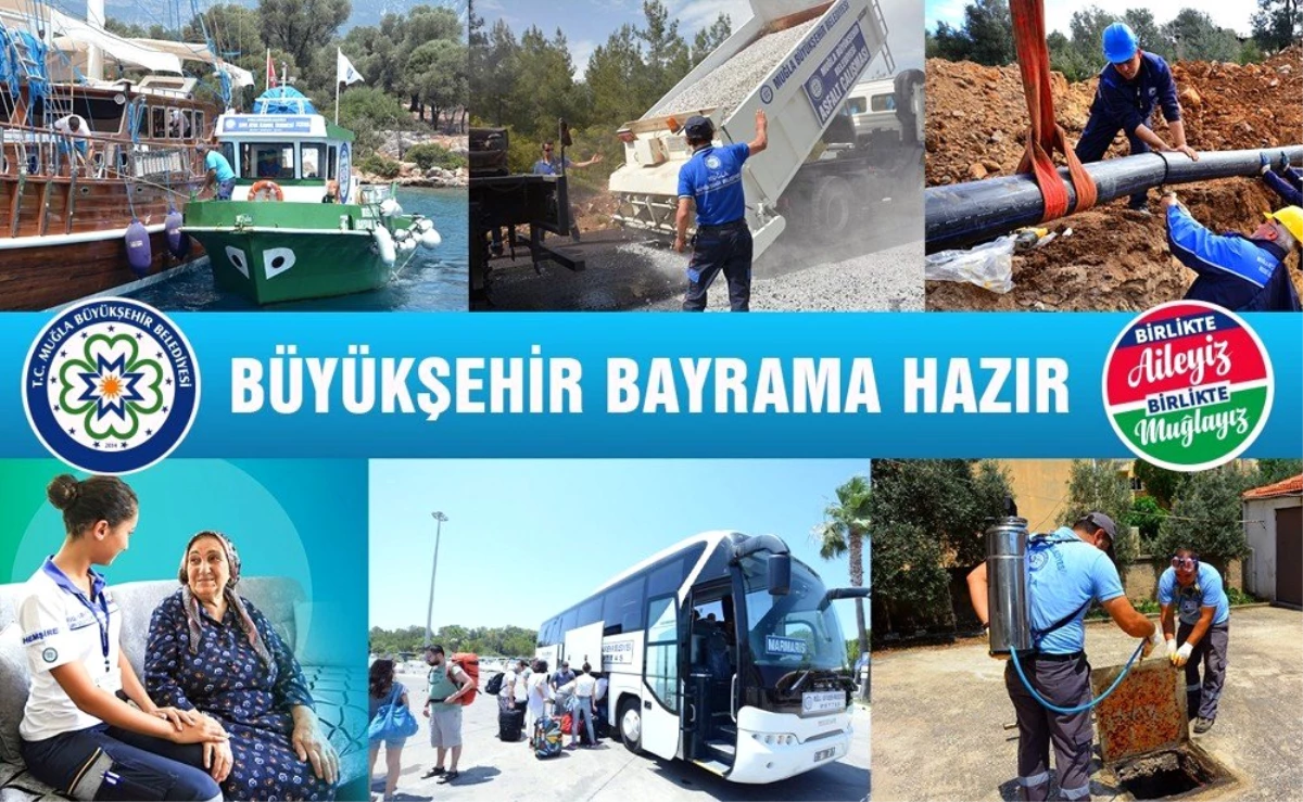 Muğla Büyükşehir ekipleri 24 saat görev başında