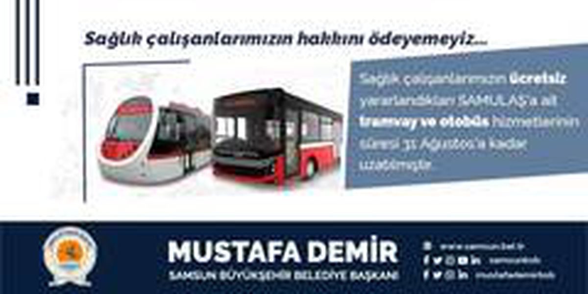 Sağlıkçılara ücretsiz ulaşımda 1 ay uzatma